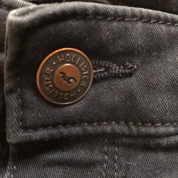 HOLLISTER BOY SHORTS LOW RISE NAVY BLUE SIZE 5 WAIST 27 GOOD CONDITION! - Picture 3 of 5